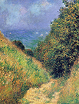 Claude Monet Path at Pourville 02, 1882 oil painting reproduction