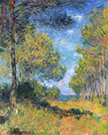 Claude Monet Path at Varengeville, 1882 oil painting reproduction