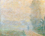 Claude Monet Path in the Fog, 1887 oil painting reproduction