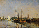 Claude Monet Pleasure Boats, 1872 oil painting reproduction