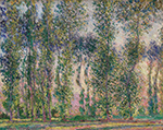 Claude Monet Poplars at Giverny, 1887 oil painting reproduction