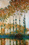 Claude Monet Poplars on the Banks of the River Epte in Autumn, 1891 oil painting reproduction