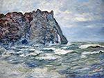 Claude Monet Port d`Aval, Rough Sea, 1883 oil painting reproduction