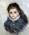 Claude Monet Portrait of Jeanne Serveau, 1880 oil painting reproduction