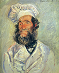 Claude Monet Portrait of Pere Paul, 1882 oil painting reproduction