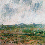 Claude Monet Rain in Belle-Ile, 1886 oil painting reproduction