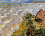 Claude Monet Rising Tide at Pourville, 1882 oil painting reproduction