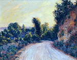 Claude Monet Road near Giverny, 1885 oil painting reproduction