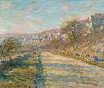 Claude Monet Road of La Roche-Guyon, 1880 oil painting reproduction