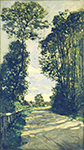 Claude Monet Road to the Saint-Simeon Farm, 1864 oil painting reproduction