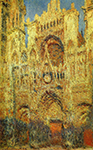 Claude Monet Rouen Cathedral at Sunset, 1894 oil painting reproduction