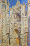 Claude Monet Rouen Cathedral, Portal in the Sun , 1894 oil painting reproduction