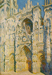 Claude Monet Rouen Cathedral, the Portal and the Tower d`Allban on the Sun, 1894 oil painting reproduction