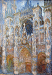 Claude Monet Rouen Cathedral, Magic in Blue, 1894 oil painting reproduction