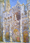 Claude Monet Rouen Cathedral, Sunlight Effect, 1894 oil painting reproduction
