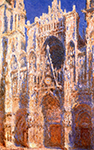 Claude Monet Rouen Cathedral, the Portal in the Sun, 1894 oil painting reproduction