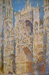 Claude Monet Rouen Cathedral, West Facade, Sunlight, 1894 oil painting reproduction