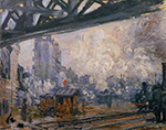 Claude Monet Saint-Lazare Station, Exterior View, 1887 oil painting reproduction