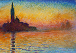 Claude Monet San Giorgio Maggiore at Dusk, 1908 oil painting reproduction