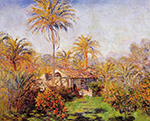 Claude Monet Small Country Farm in Bordighera, 1884 oil painting reproduction