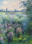 Claude Monet Spot on the Banks of the Seine, 1881 oil painting reproduction