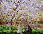 Claude Monet Springtime, 1886 oil painting reproduction