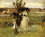 Berthe Morisot Hide-and-seek oil painting reproduction