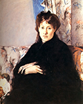 Berthe Morisot Portrait de Madame Pontillon oil painting reproduction