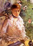 Berthe Morisot Jeune Fille pres d'une Fenetre oil painting reproduction