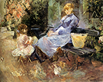 Berthe Morisot The Fable oil painting reproduction