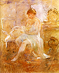 Berthe Morisot Model at rest oil painting reproduction