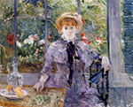 Berthe Morisot After Luncheon - 1881  oil painting reproduction