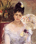 Berthe Morisot At the Ball - 1875  oil painting reproduction