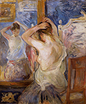 Berthe Morisot Before the Mirror - 1891  oil painting reproduction