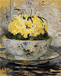 Berthe Morisot Daffodils - 1885 oil painting reproduction