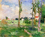 Berthe Morisot Landscape of La Creuse - 1882  oil painting reproduction