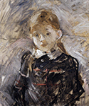 Berthe Morisot Little Girl with Blond Hair - 1883  oil painting reproduction
