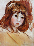 Berthe Morisot Portrait of a Young Girl - 1870-1880  oil painting reproduction