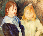 Berthe Morisot Portrait of Children - 1893  oil painting reproduction