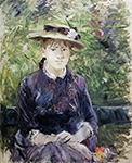 Berthe Morisot Portrait of Paule Gobillard - 1884  oil painting reproduction