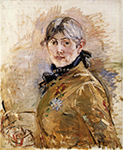 Berthe Morisot Self Portrait oil painting reproduction