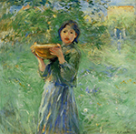 Berthe Morisot The Bowl of Milk - 1890  oil painting reproduction