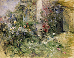 Berthe Morisot The Garden at Bougival - 1884  oil painting reproduction