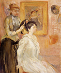 Berthe Morisot The Hairdresser - 1894  oil painting reproduction