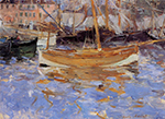 Berthe Morisot The Port of Nice - 1882  oil painting reproduction