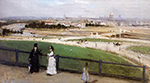 Berthe Morisot View of Paris from the Trocadero Heights - 1872  oil painting reproduction