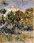 Berthe Morisot Villa with Orange Trees, Nice - 1882  oil painting reproduction