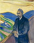Edvard Munch Friedrich Nietzsche 1906 oil painting reproduction