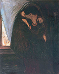 Edvard Munch Kiss 1987 oil painting reproduction