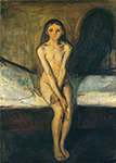 Edvard Munch Puberty oil painting reproduction